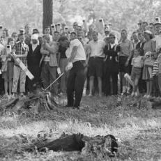 This risky shot led to a triple bogey and a playoff loss in the 1963 U.S. Open.