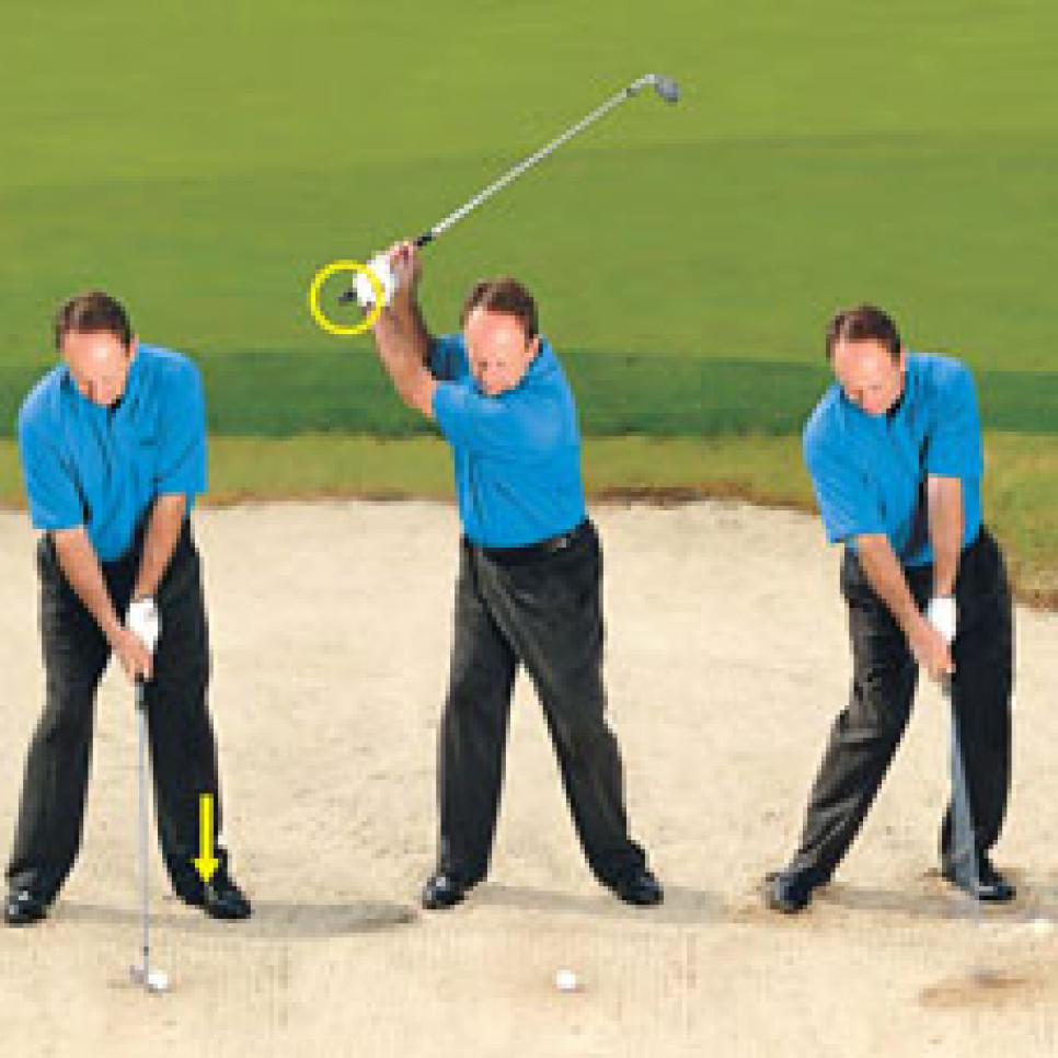 FAIRWAY BUNKERS: CLIP THE BALL, THEN THE SAND