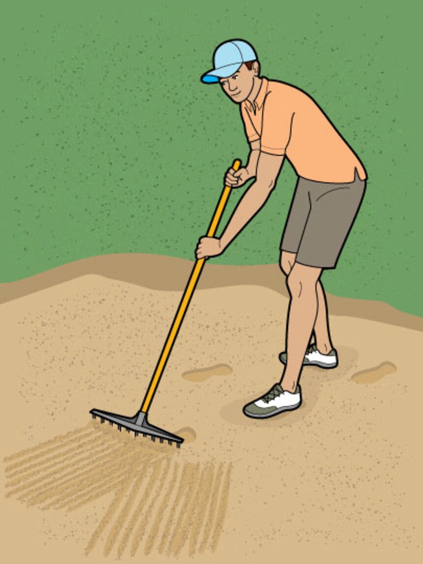 How To Rake A Bunker