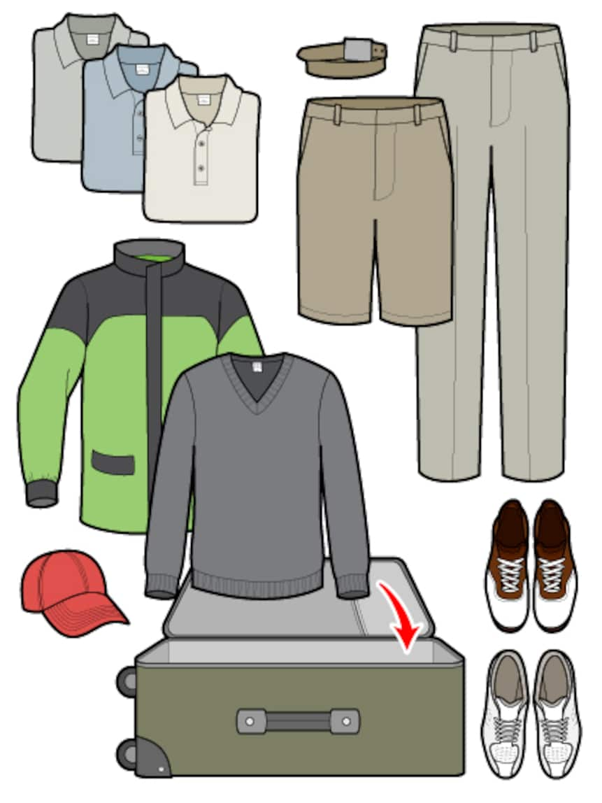 How To Pack For A Golf Trip