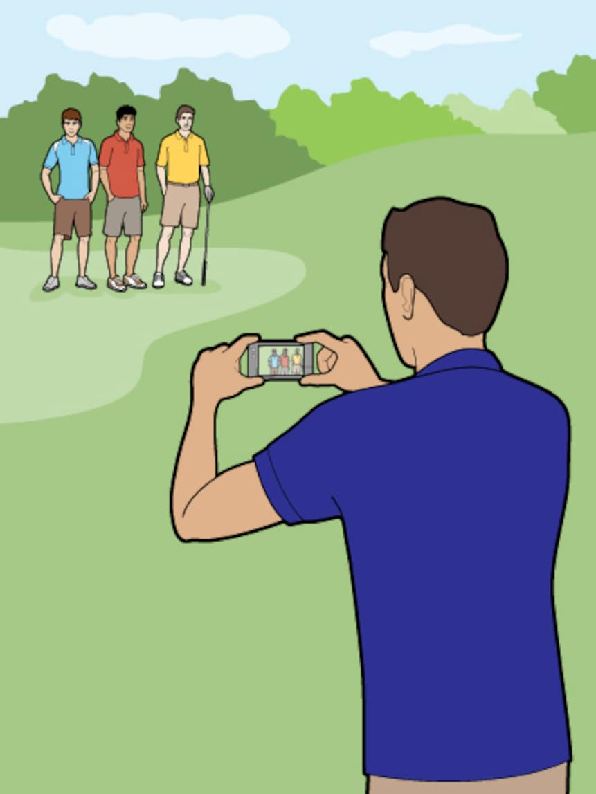 How To Take A Golf Photo