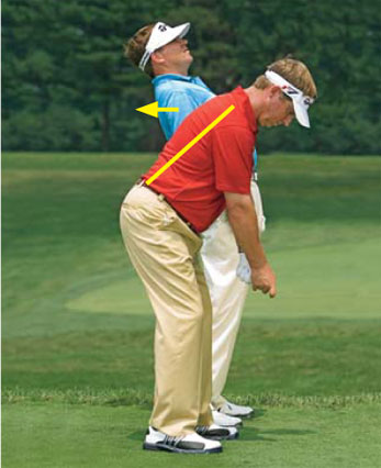 modern stack and tilt golf swing