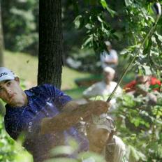 Byrd, who doesn\'t mind the highs and lows of his play, escaped trouble at the 17th Saturday.