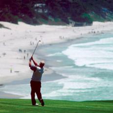 Nicklaus at Pebble Beach in 2000, his final U.S. Open.