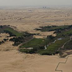 Construction for Tiger\'s Dubai course began in 2007. It was supposed to be finished in 2009.