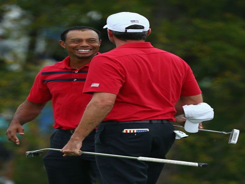 Birdie: Tiger Woods and Matt Kuchar