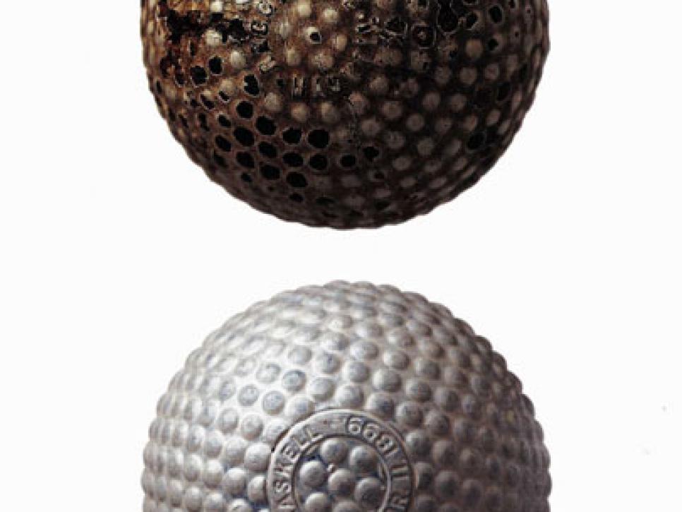 Sandy Herd's Haskell Ball, 1902