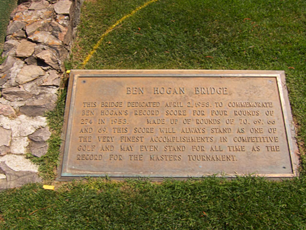 Hogan bridge discount plaque