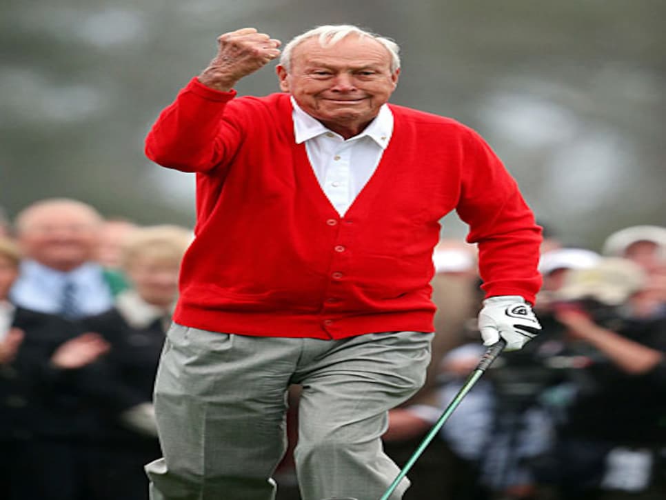 Arnold Palmer's Ceremonial Tee Shot, Thursday: