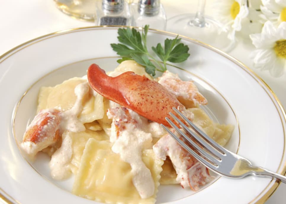Lobster ravioli (Phil Mickelson, 2005)