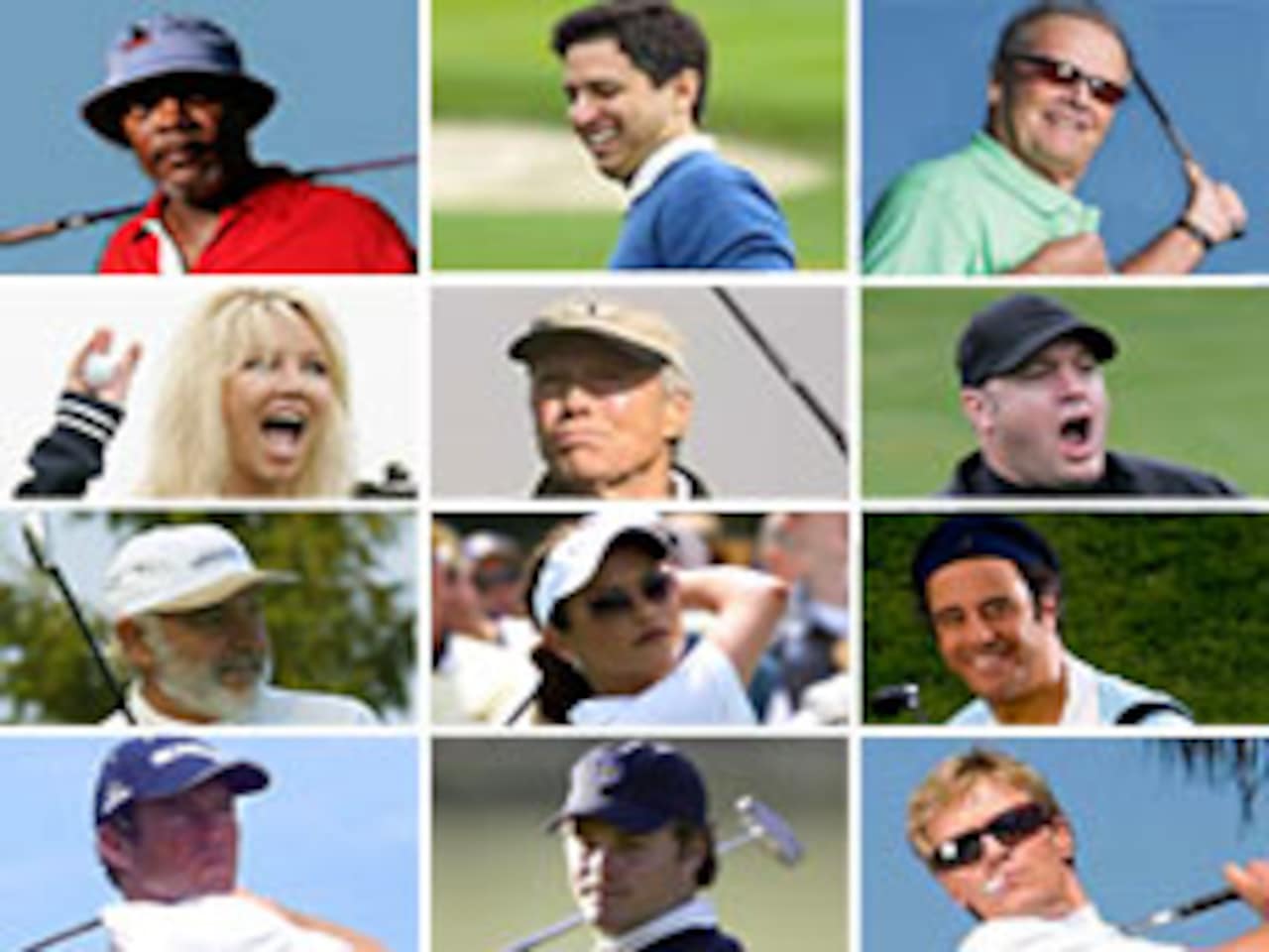 Hollywood's Top 100 Golfers, Golf News and Tour Information