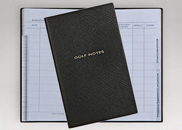 Smythson Golf Notes Notebook