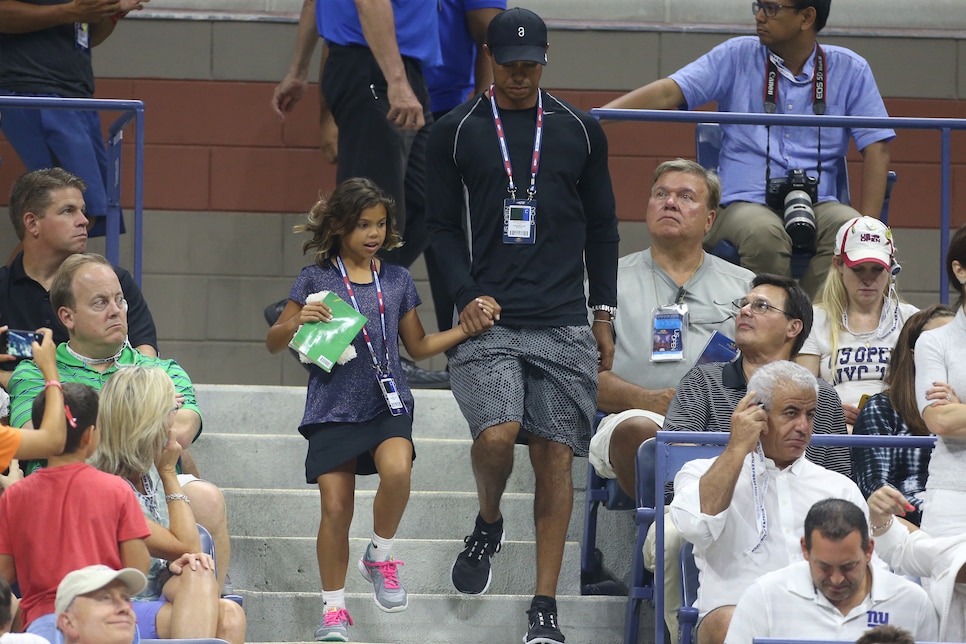 Tiger Woods and daughter, Sam, enjoy U.S. Open match Friday night ...