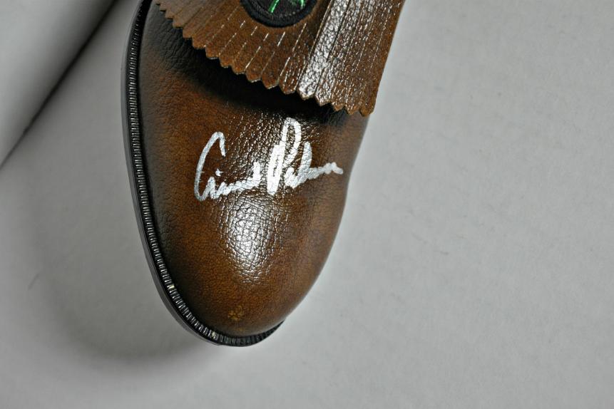 Arnold Palmer-signed Arnold Palmer shoe
