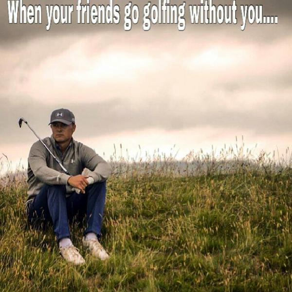 i will not have time to golf meme