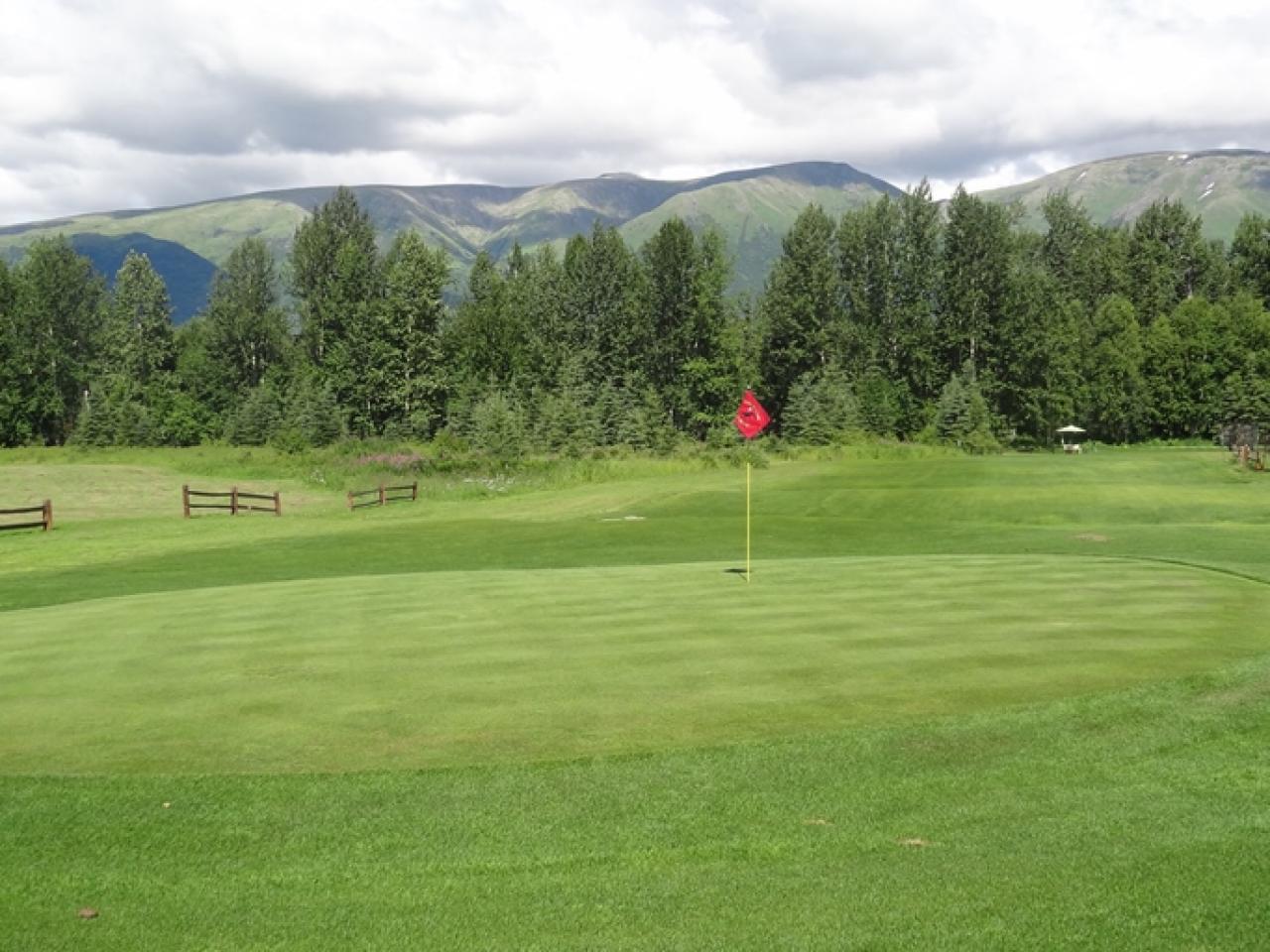 Own a public golf course in Sarah Palin's hometown of Wasilla, Alaska