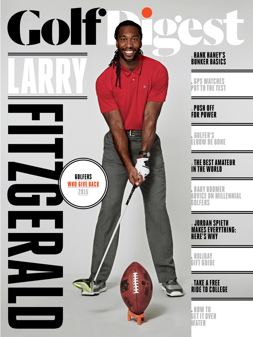 NFL star Larry Fitzgerald has golfand golfand golfand golf in his  future, but football? He won't say, This is the Loop