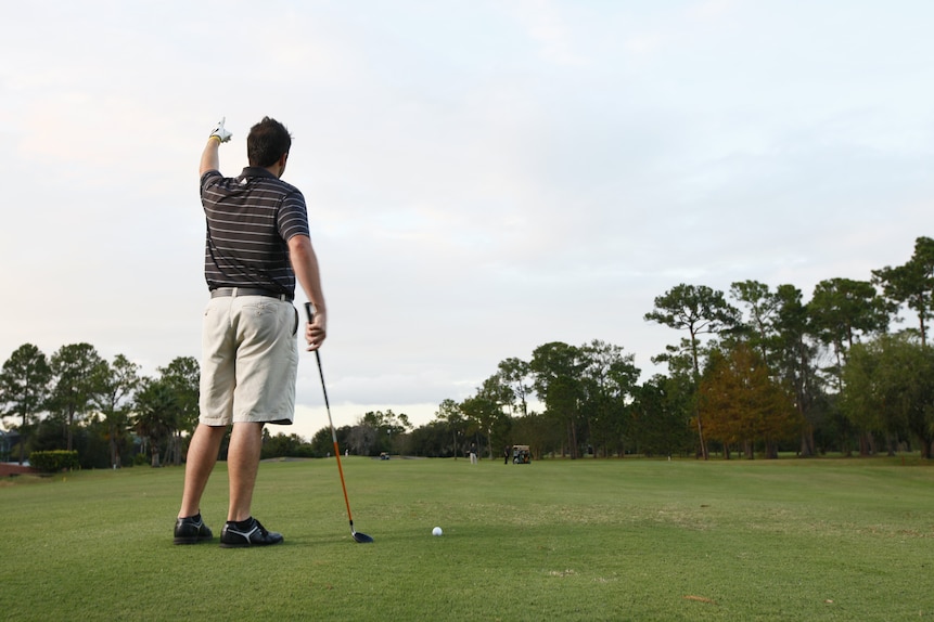 If you wait for the green to clear on a par 5, you will top your second shot.