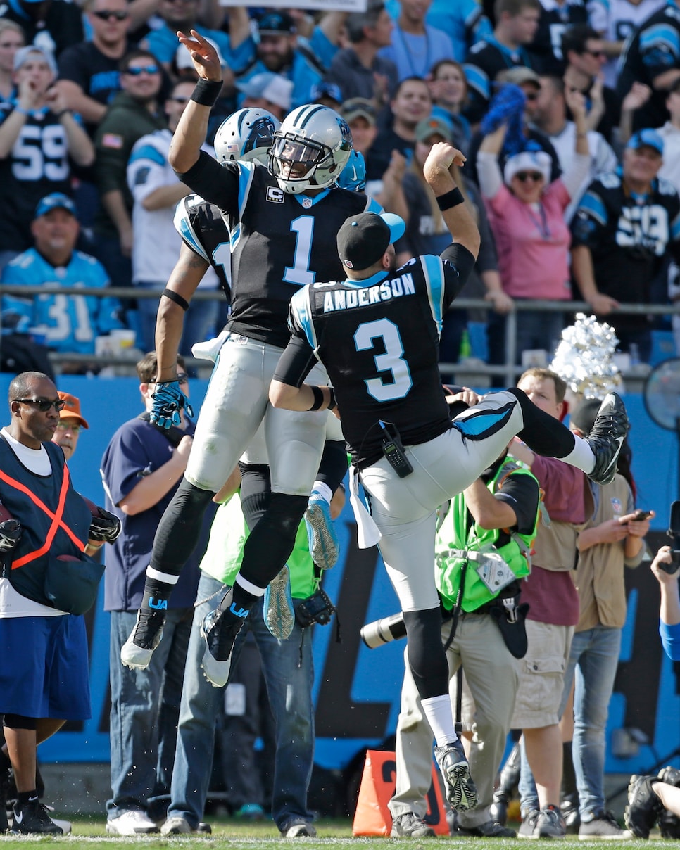 Cam Newton says he's not the best golf player, but his backup is