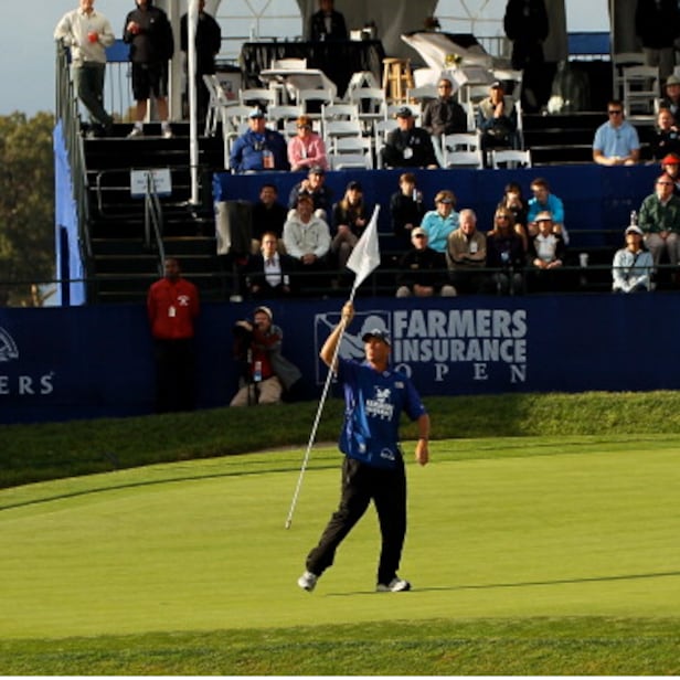 Five years ago, Phil Mickelson had his caddie tend the flagstick from ...