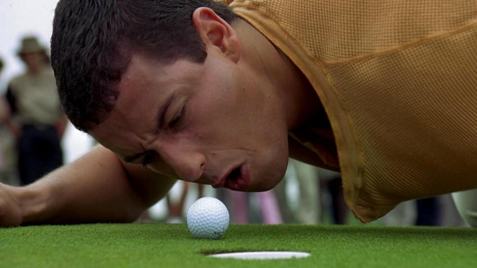 Adam Sandler still has that 'Happy Gilmore' golf swing 25 years later - ESPN