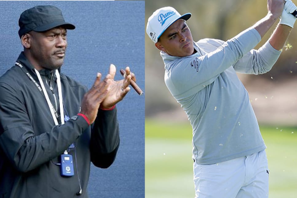 Rickie Fowler played with Michael Jordan on Tuesday to prepare for