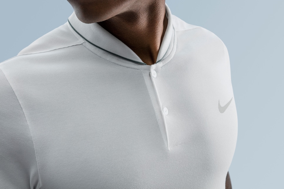 nike golf no collar shirt