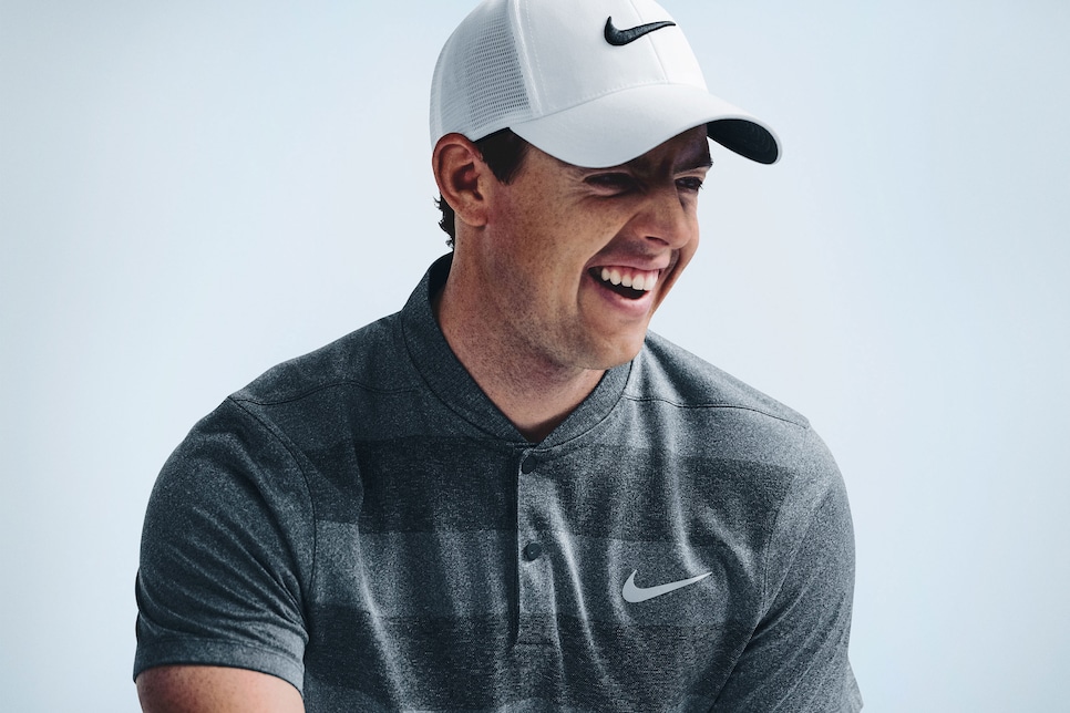 collarless nike golf shirts