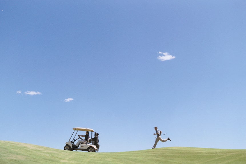 The players behind you will be knocking down flagsticks and on your ass all day.