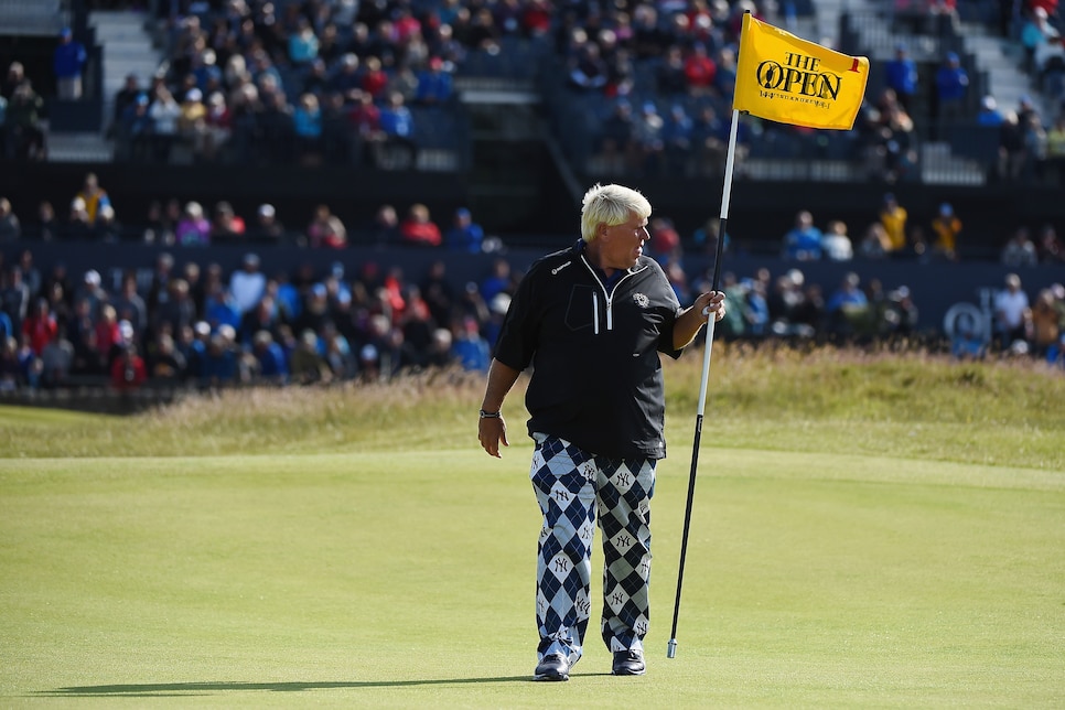 John Daly and other golfers donned interesting pants and outfits for the  first round of the British Open at St. Andrews. - ESPN