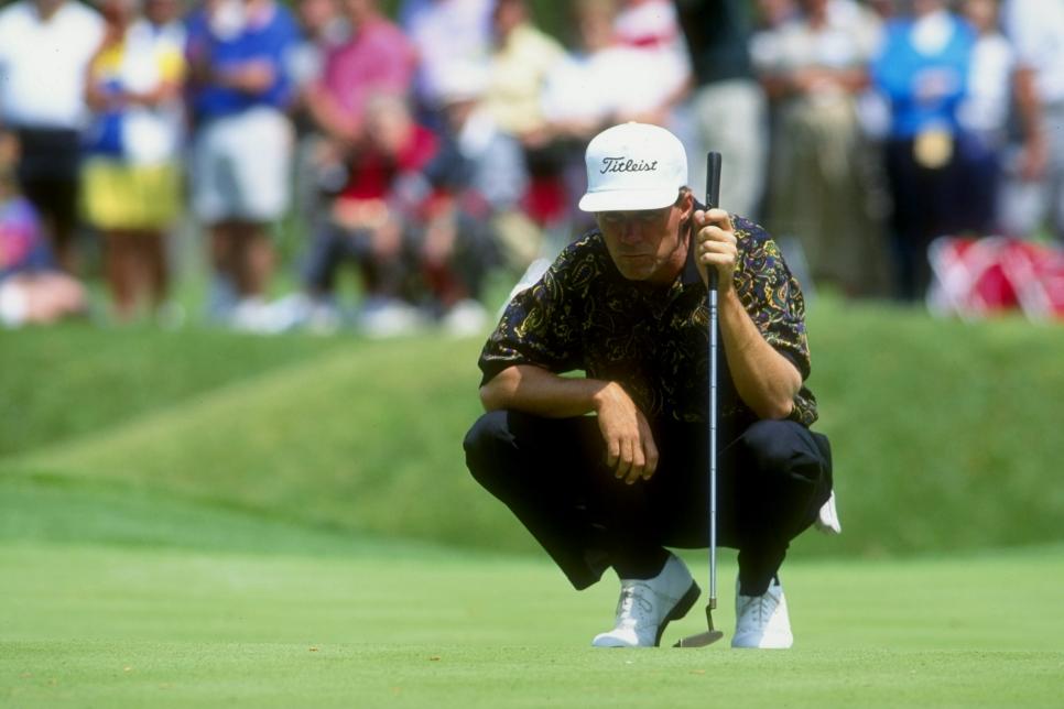 Golf shirts in the '80 and '90s often defied description. Like this one from Joel Edwards.