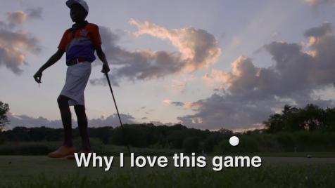 This 12-year-old's golf-themed rap video is probably not what you think it's going to be