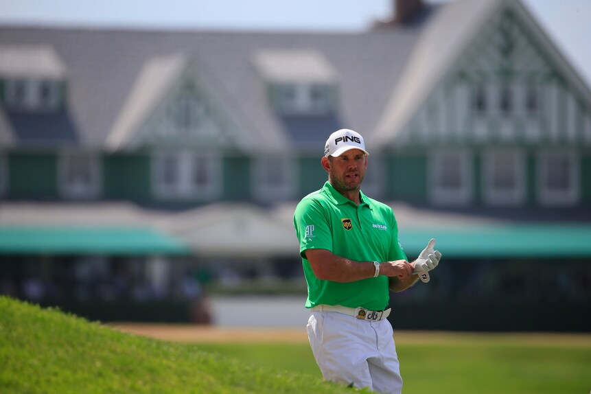 Bogey: Lee Westwood