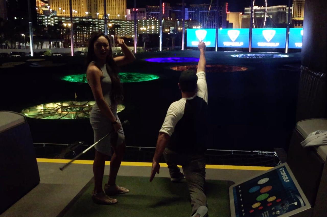 Here's what it's like to party at Topgolf Las Vegas, Courses