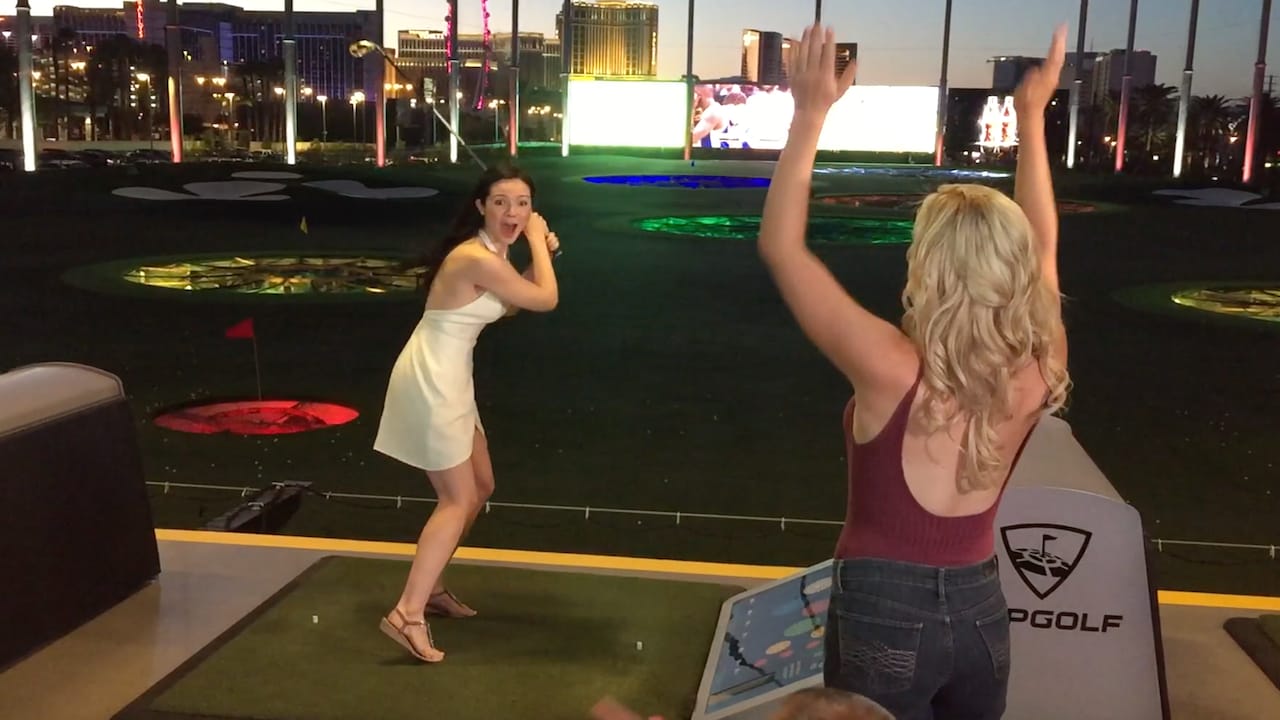 Here's what it's like to party at Topgolf Las Vegas, Courses