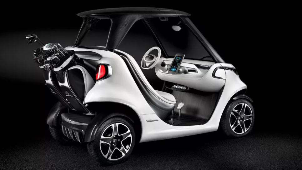 Ride the course in style with Mercedes' new luxury golf cart | This is the  Loop | Golf Digest
