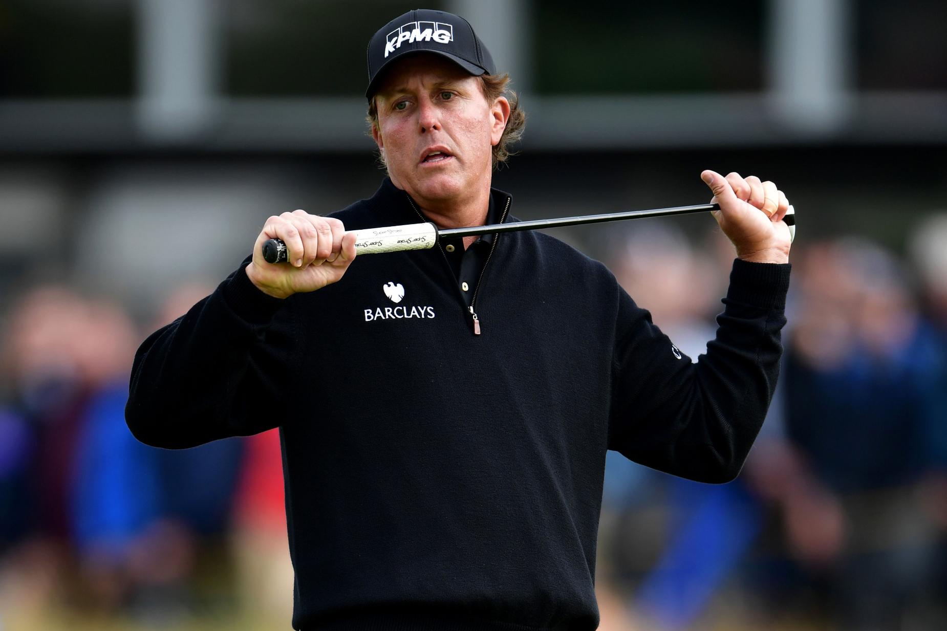 Phil Mickelson didn't let age creep up on him Sunday at the British