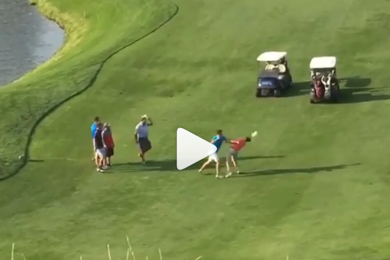 Watch a fullblown fist fight break out on a Colorado golf course