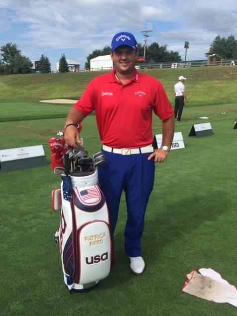 Patrick Reed's ready to wear the red, white and blue