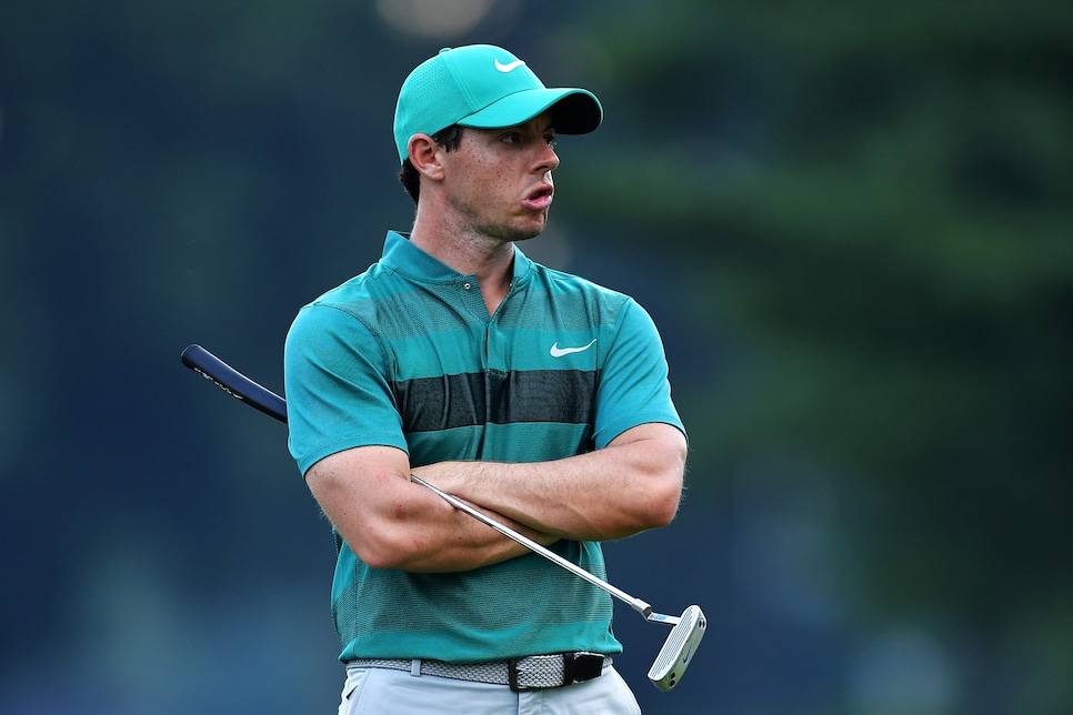 Rory mcilroy hotsell nike top