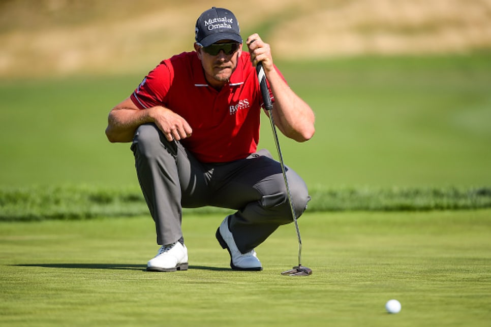 Henrik Stenson withdraws from the Barclays with injured right knee ...