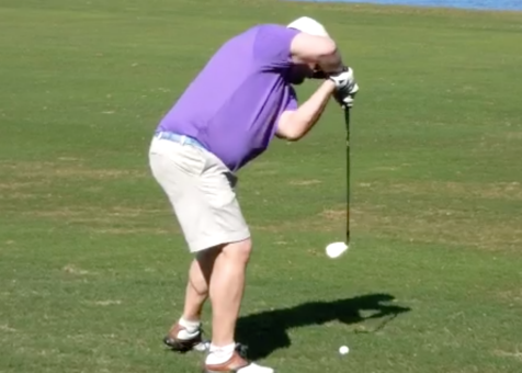 This dude shot 80 once -- yes, with this swing