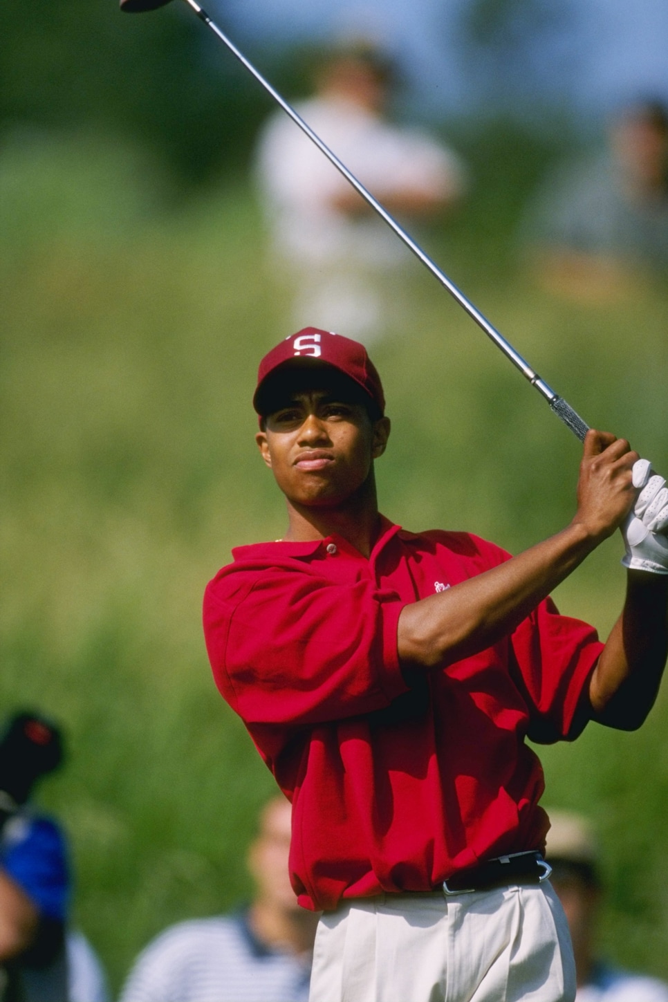 tiger woods stanford hat