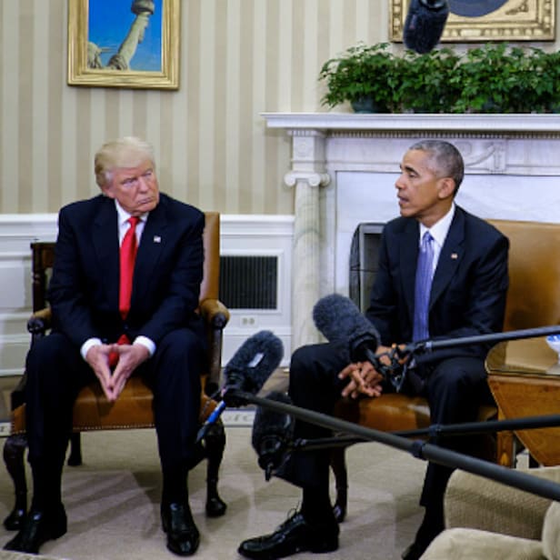 What Barack Obama and Donald Trump really* talked about in the Oval ...