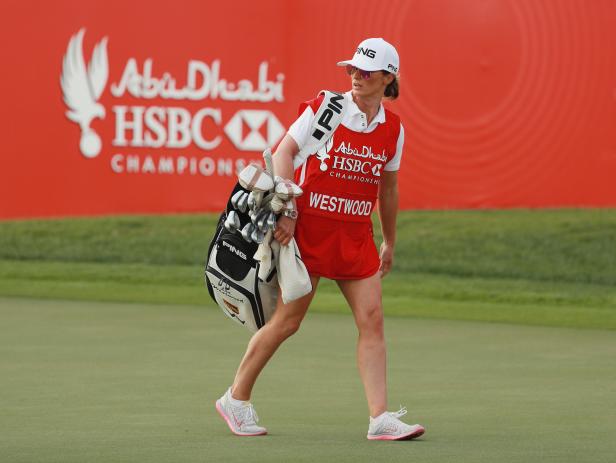 Lee Westwood's girlfriend fills in as last-second caddie ...