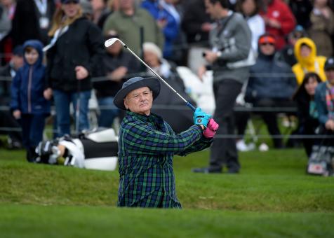 Bill Murray gives J.B. Holmes and D.A. Points proper introductions