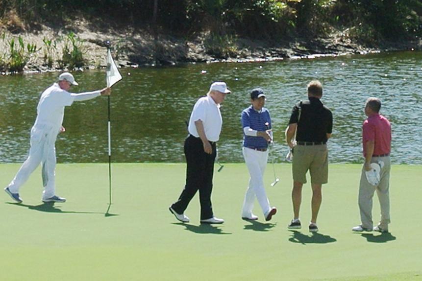 Golf can connect world leaders in an informal setting