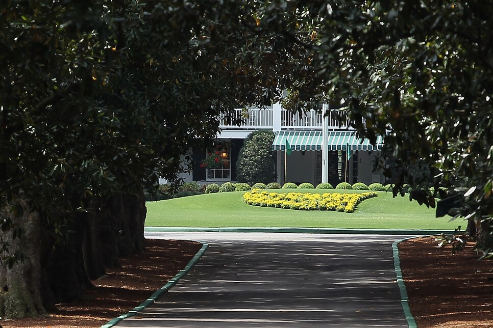 <<enter caption here>> at Augusta National Golf Club on April 2, 2012 in Augusta, Georgia.