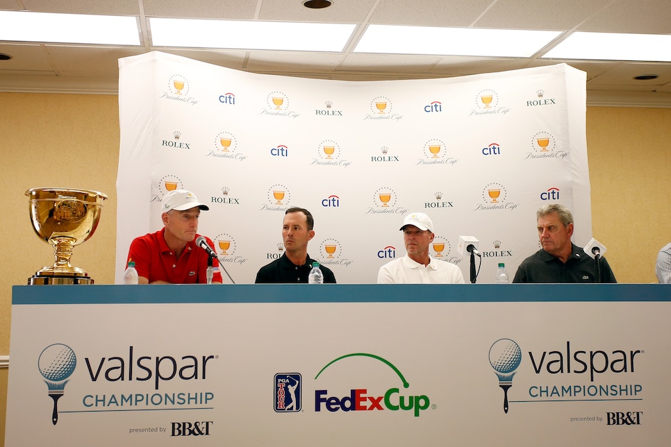 Presidents Cup Captain's Press Conference