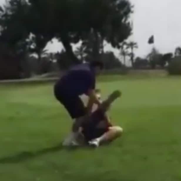 This golf course fight is pathetic but man is it entertaining Golf This golf course fight is pathetic but man is it entertaining Golf